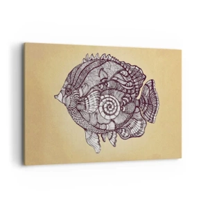 Obraz na plátně - Z oceánu ornamentů - 120x80 cm