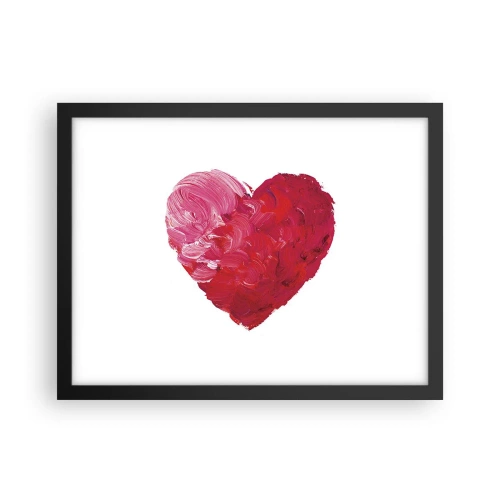 Plakát v černém rámu - All you need is love - 40x30 cm