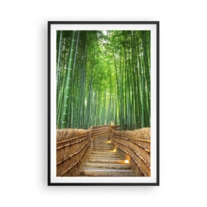 Plakát v černém rámu - Esence asijské přírody - 61x91 cm