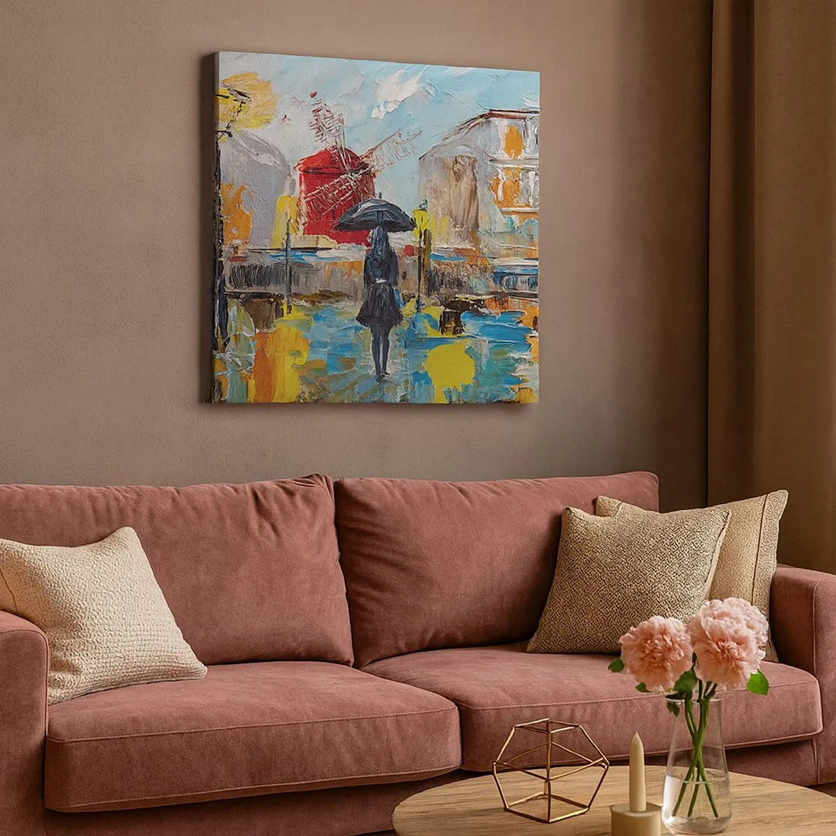 Obraz na plátně - Pařížské legendy - 30x30 cm