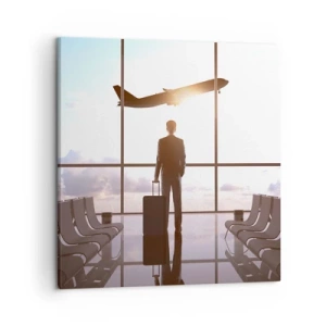 Obraz na plátně - Máš čas, zpomal - 50x50 cm