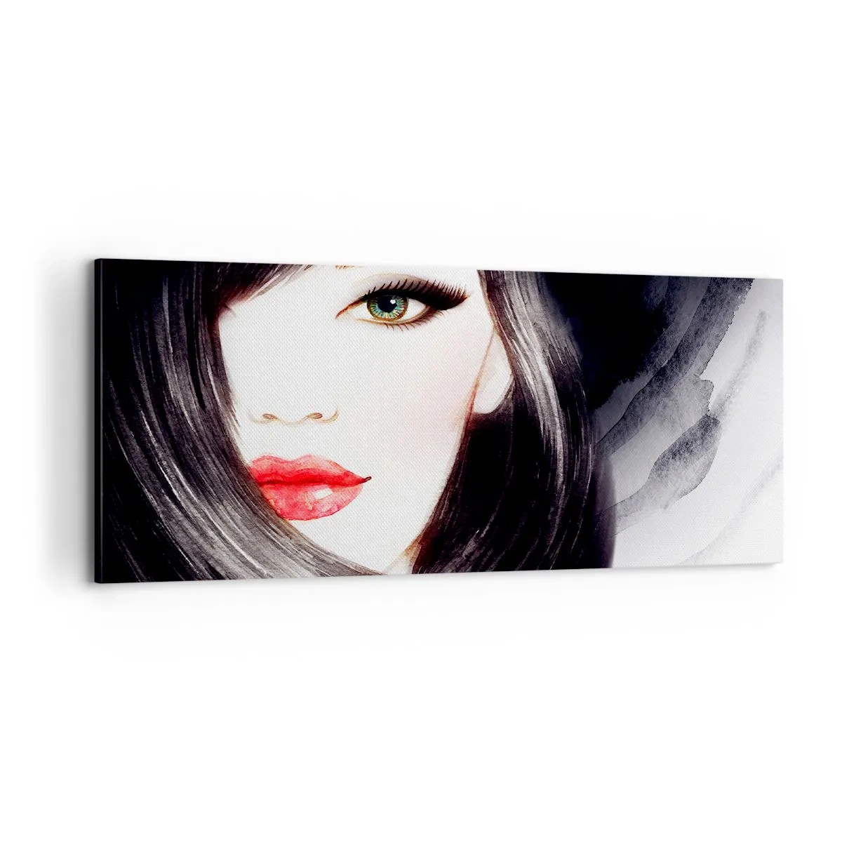 Obraz na plátně - Safírový pohled - 100x40 cm