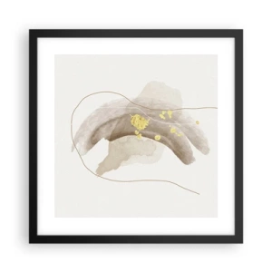 Plakát v černém rámu - Vesmírná bytost - 40x40 cm