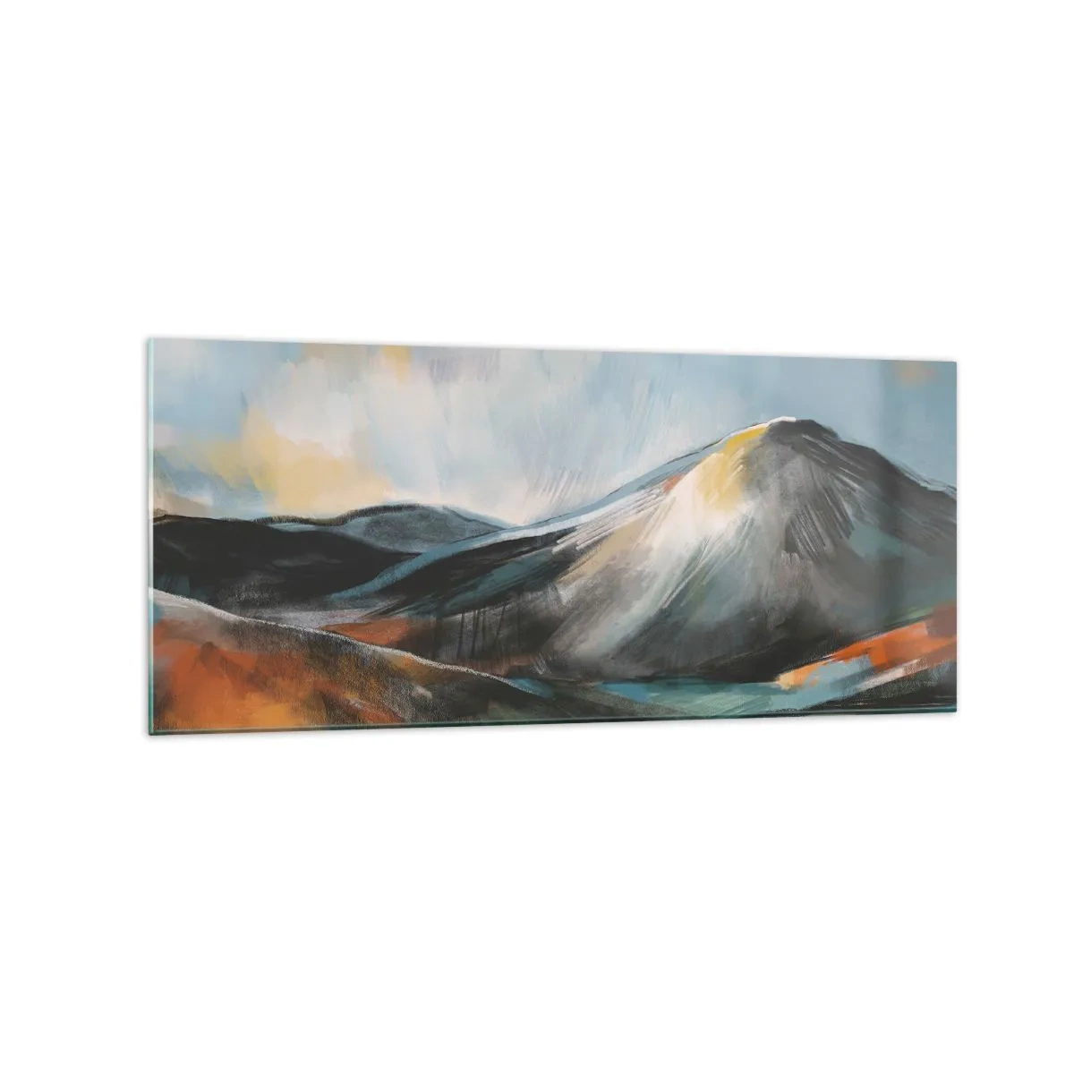 Obraz na skle - Syrové i krásné - 120x50 cm