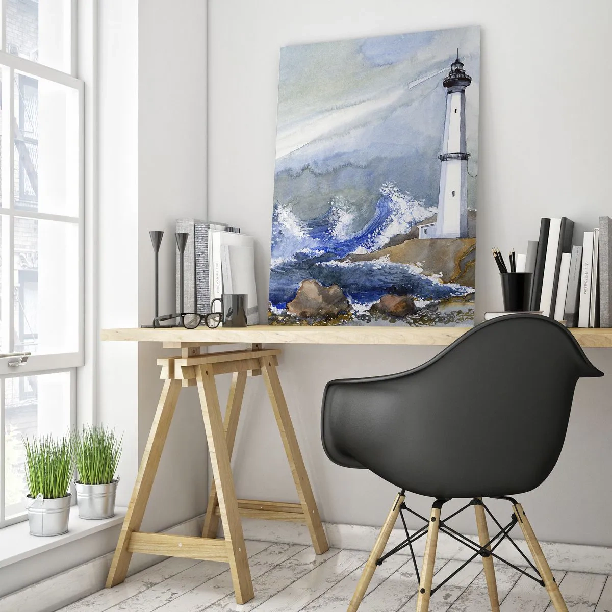 Obraz na skle - Proti tmě a hromobití - 50x70 cm