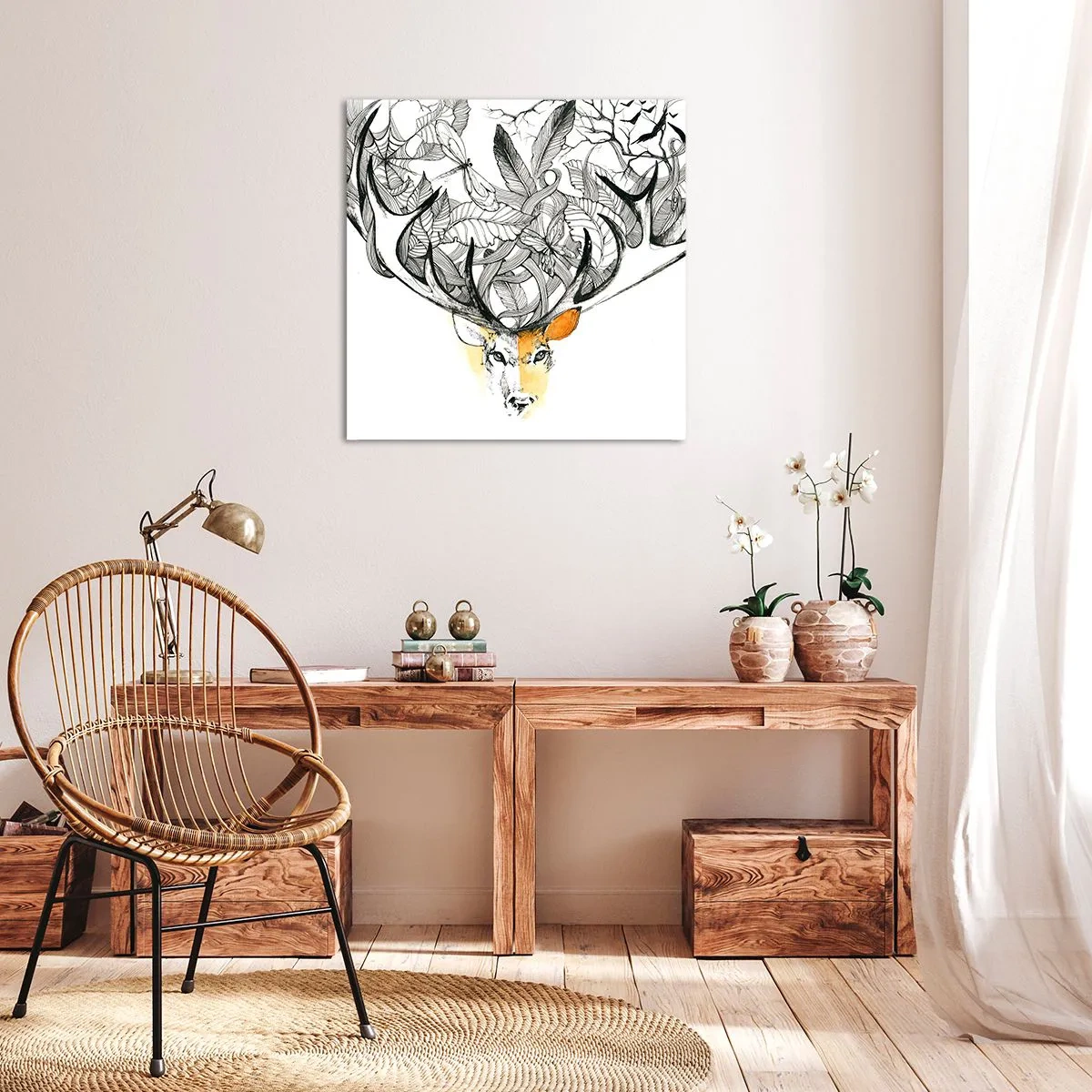 Obraz na plátně - Rohy hojnosti - 70x70 cm
