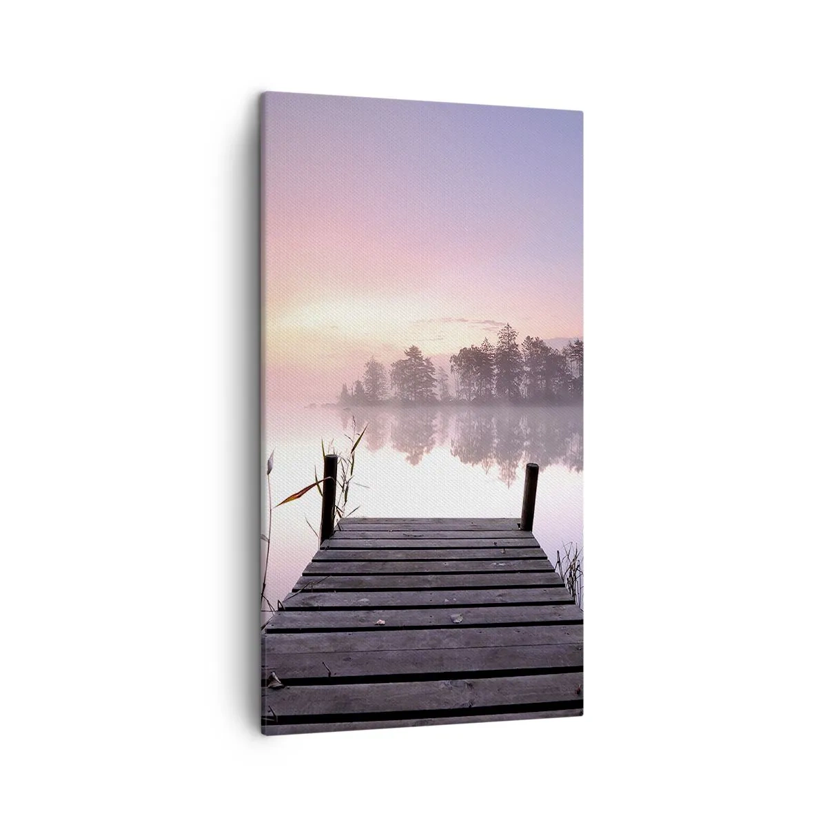 Obraz na plátně - Z liliové mlhy… - 45x80 cm