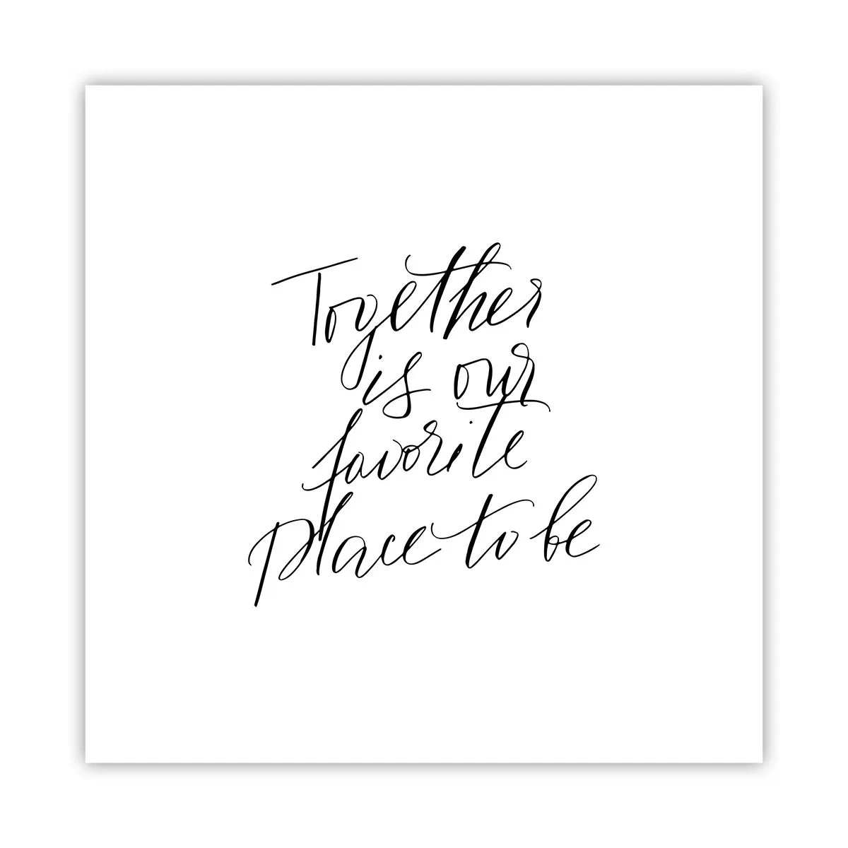 Plakát - Cítíte to také? - 30x30 cm