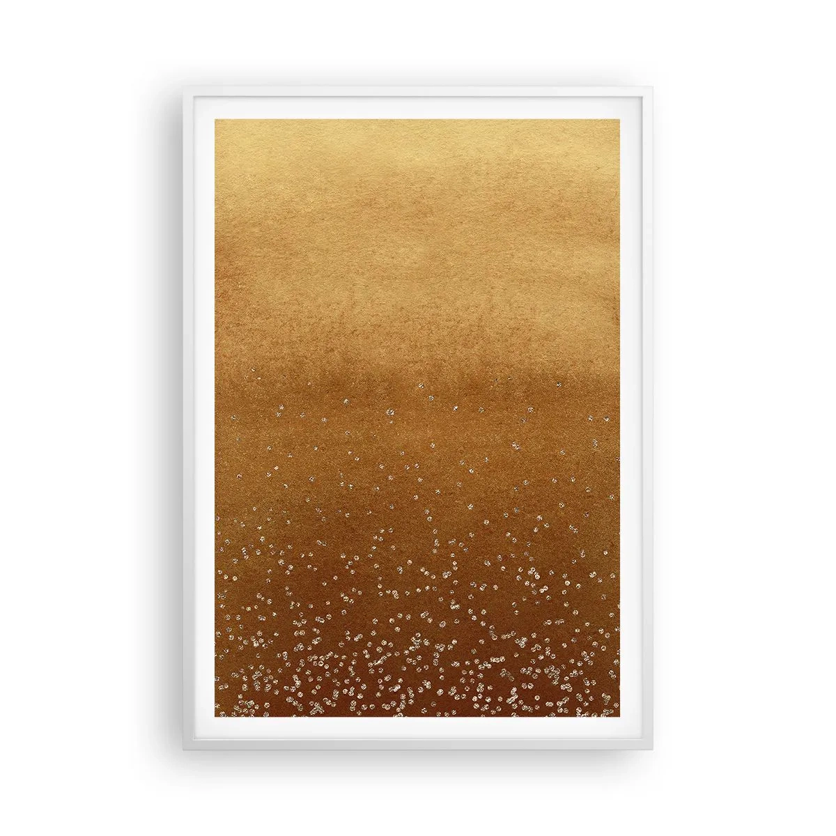 Plakát v bílém rámu - Zrození světla - 70x100 cm