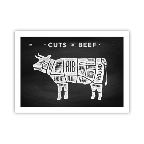 Plakát - Slabikář řezníka - 70x50 cm