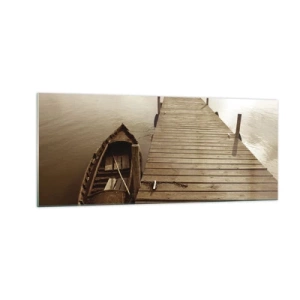Obraz na skle - Velký klid - 100x40 cm