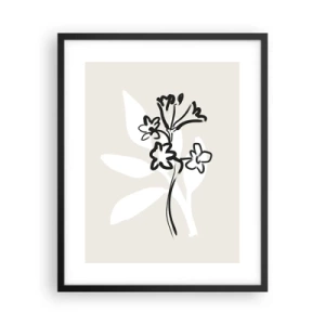 Plakát v černém rámu - Náčrtek pro herbář - 40x50 cm