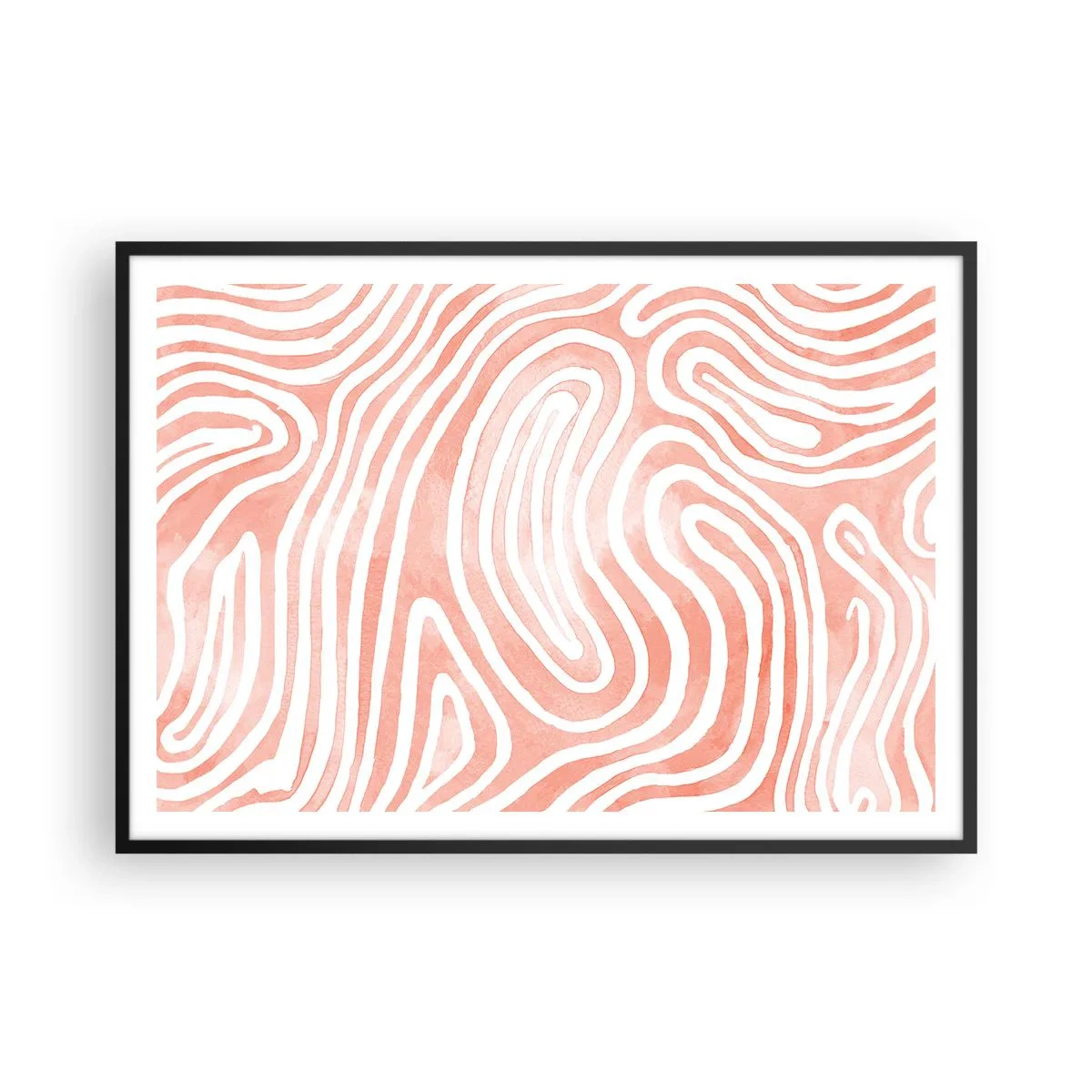 Plakát v černém rámu - V korálovém labyrintu - 100x70 cm