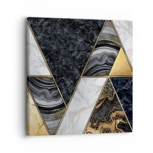 Obraz na plátně - Kámen vedle kamene - 30x30 cm