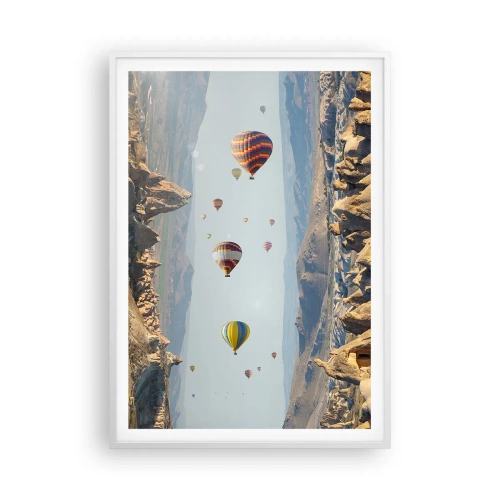 Plakát v bílém rámu - Zde je možné vše - 70x100 cm