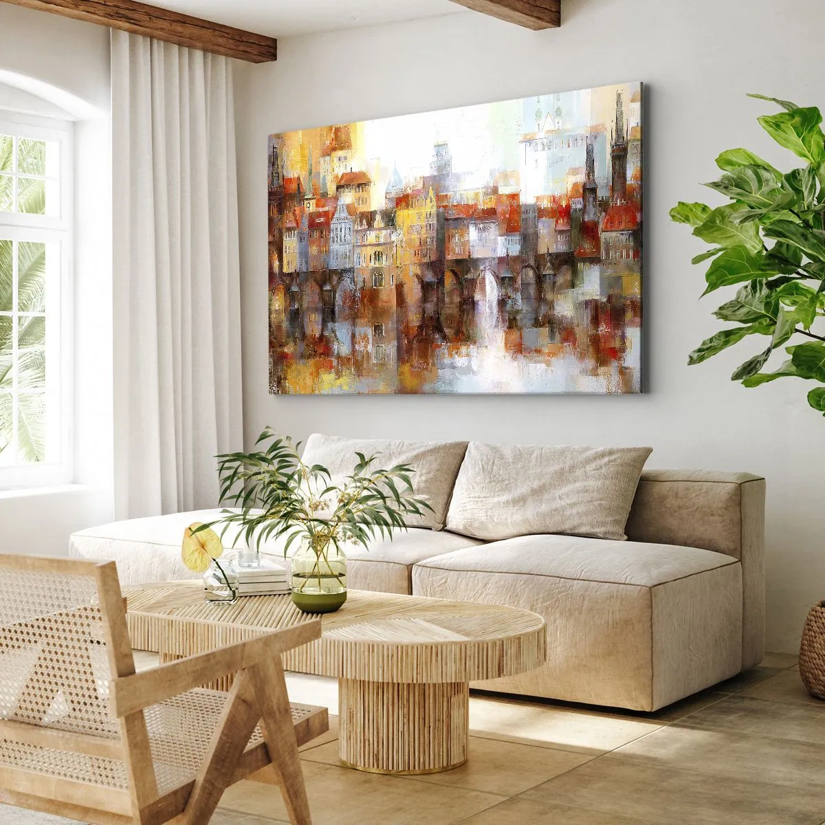 Obraz na plátně - Pod mostem je taky krásně - 120x80 cm