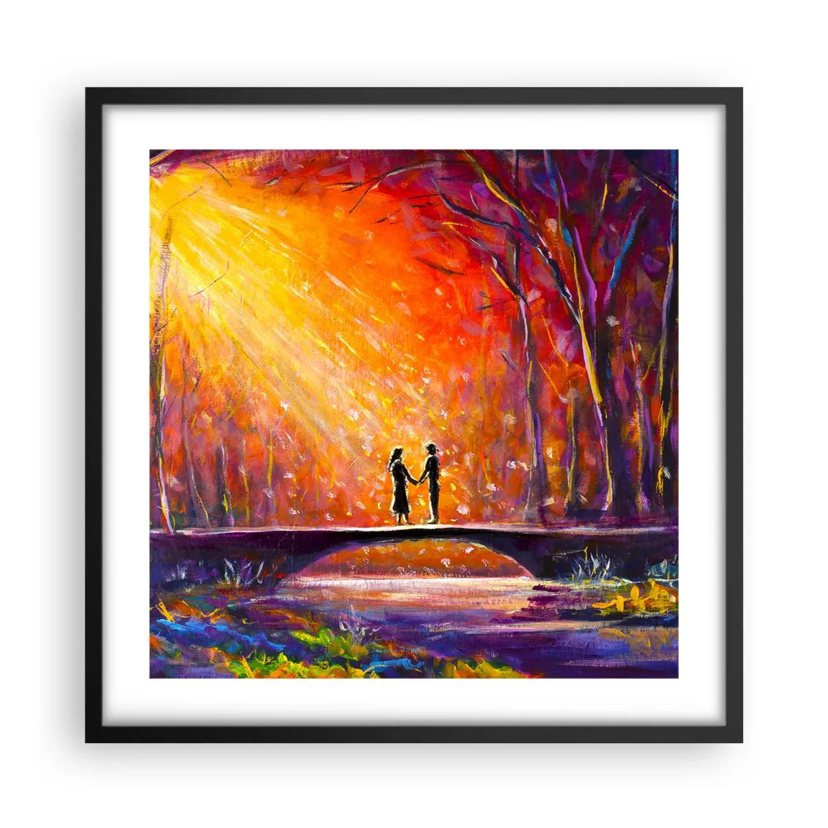 Plakát v černém rámu - Nebe je taky miluje - 50x50 cm