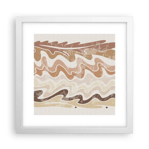 Plakát v bílém rámu - Dobrá energie – dobré emoce - 30x30 cm