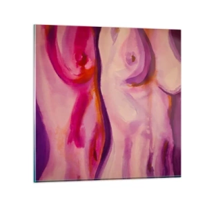 Obraz na skle - Óda na ženskost - 50x50 cm