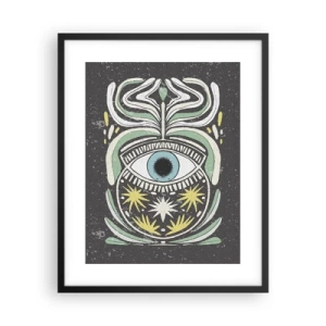 Plakát v černém rámu - Kmenové rituály - 40x50 cm