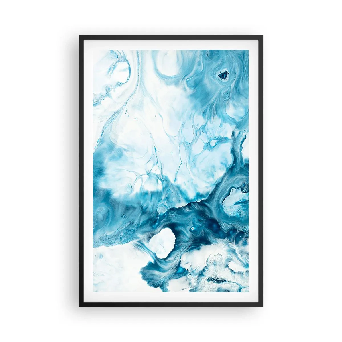 Plakát v černém rámu - Modrý koncert - 61x91 cm