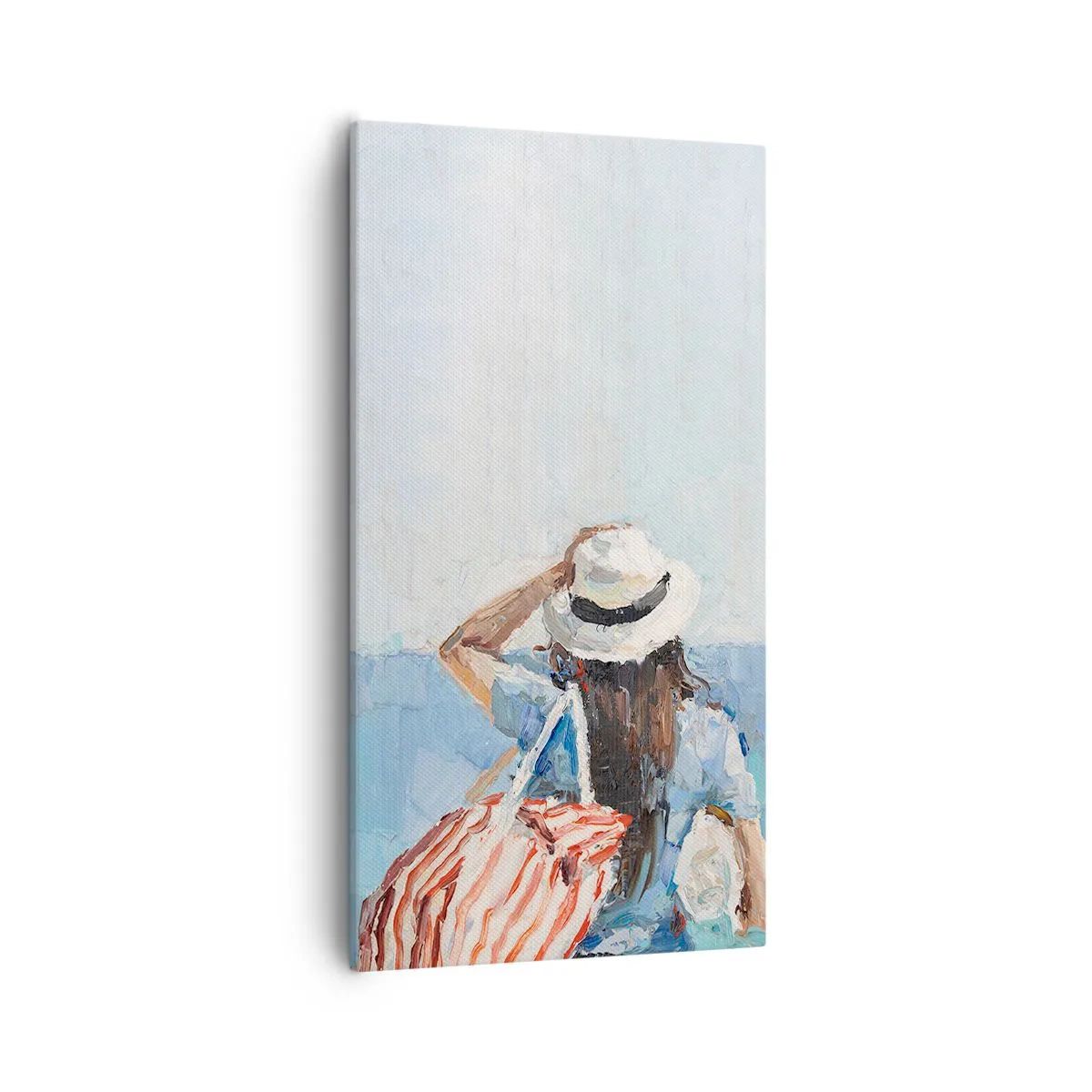 Obraz na plátně - Vítej na dovolené - 55x100 cm