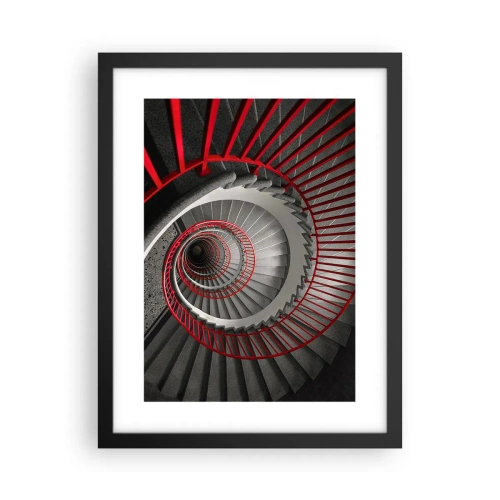 Plakát v černém rámu - Architektonické hry - 30x40 cm