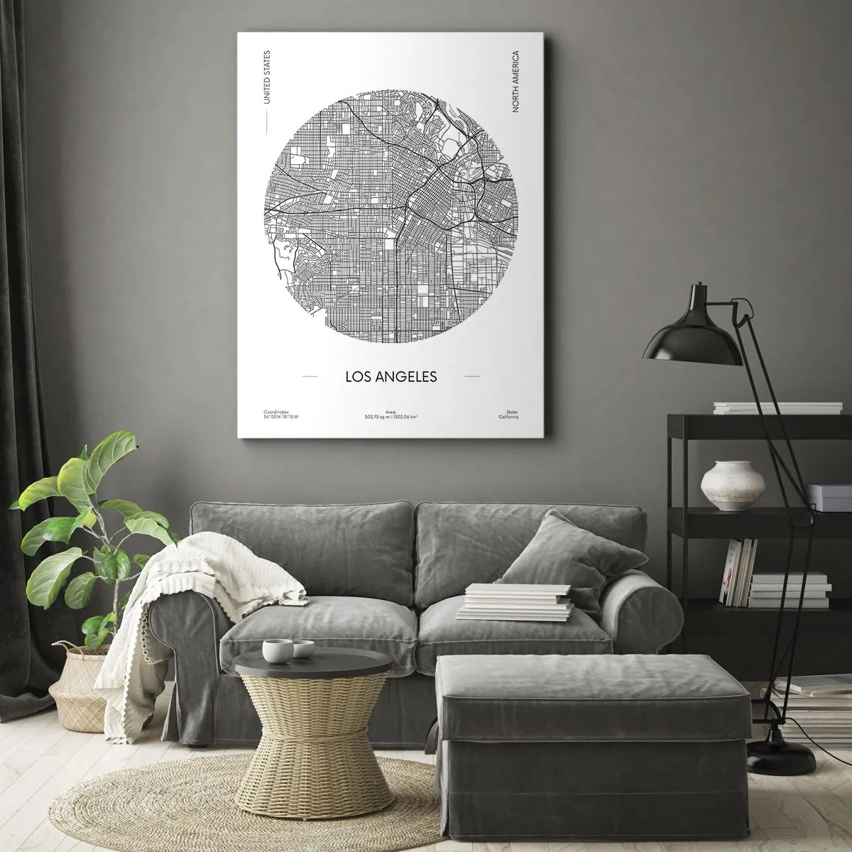 Obraz na plátně - Anatomie Los Angeles - 50x70 cm