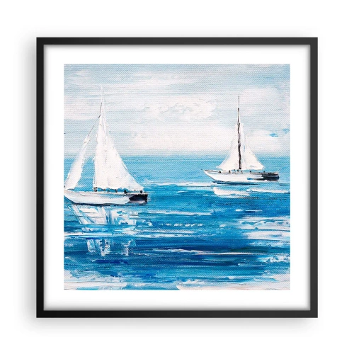 Plakát v černém rámu - S přítelem po boku - 50x50 cm