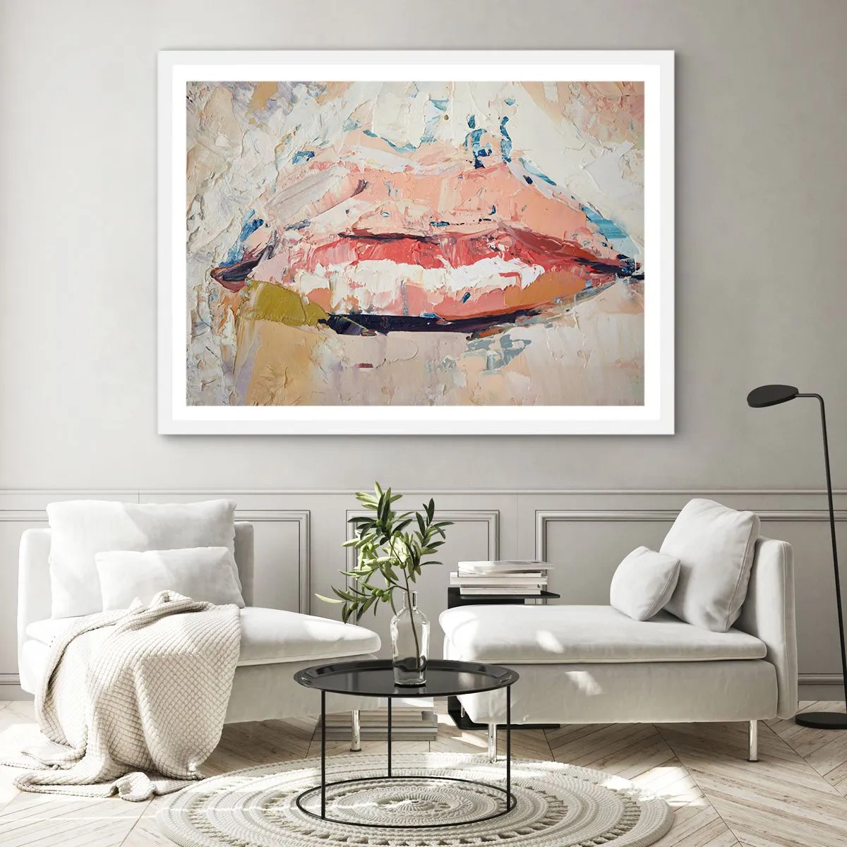 Plakát v bílém rámu - Probouzí smysly - 91x61 cm