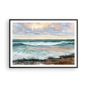 Plakát v černém rámu - Tady uhladíš duši - 100x70 cm