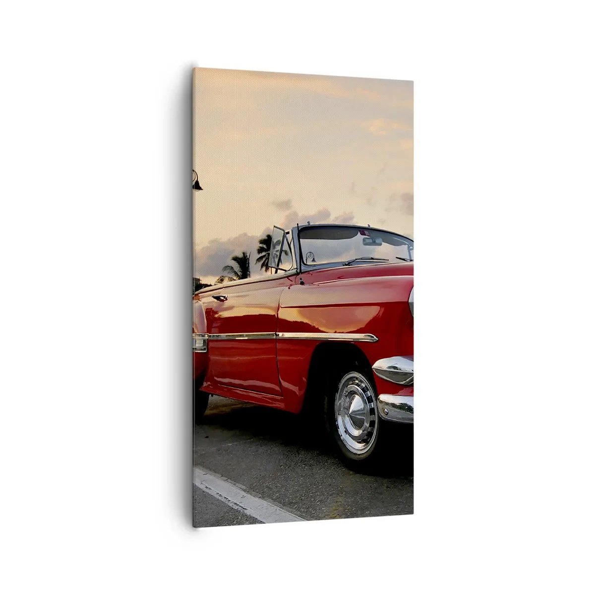 Obraz na plátně - Červený žár tropů - 65x120 cm