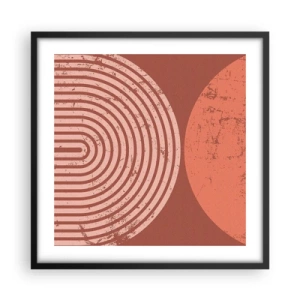 Plakát v černém rámu - Blízký vztah - 50x50 cm