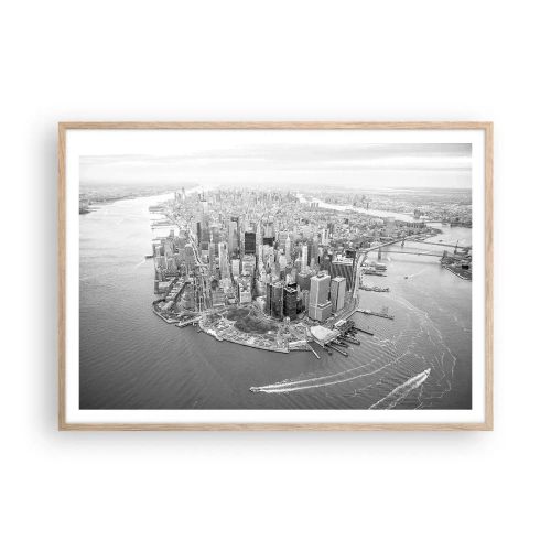 Plakát v rámu světlý dub - Jak nemilovat? - 100x70 cm