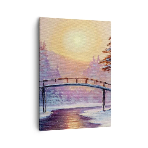 Obraz na plátně - Čtyři roční období - zima - 50x70 cm