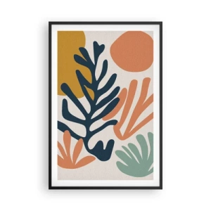 Plakát v černém rámu - Korálová moře - 61x91 cm