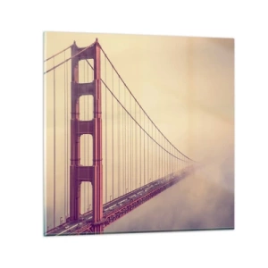 Obraz na skle - Mezi nebem a zemí - 50x50 cm