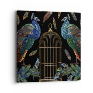 Obraz na plátně - V královském rouchu - 40x40 cm