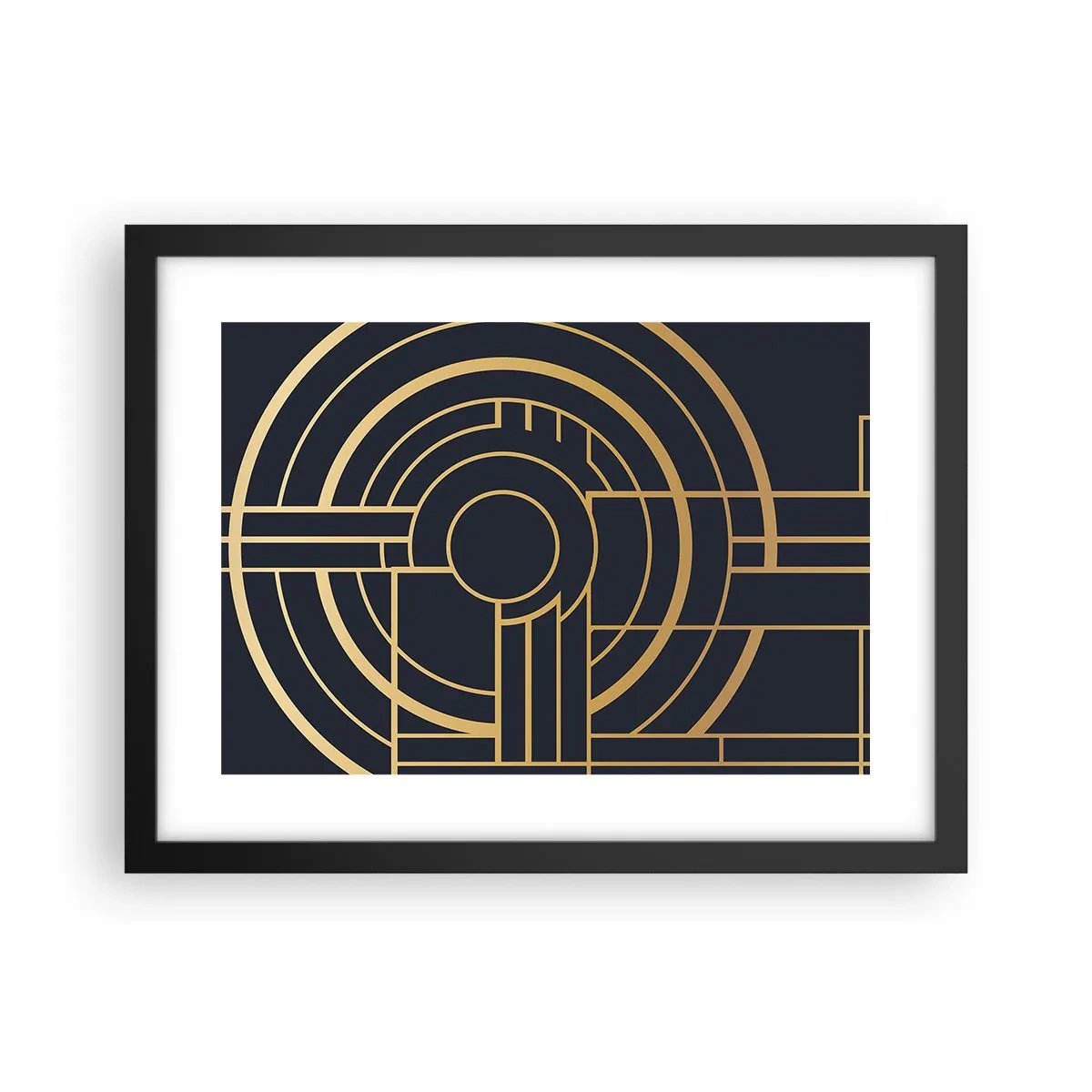 Plakát v černém rámu - Obraty události - 40x30 cm