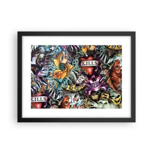 Plakát v černém rámu - Sen tatéra - 40x30 cm