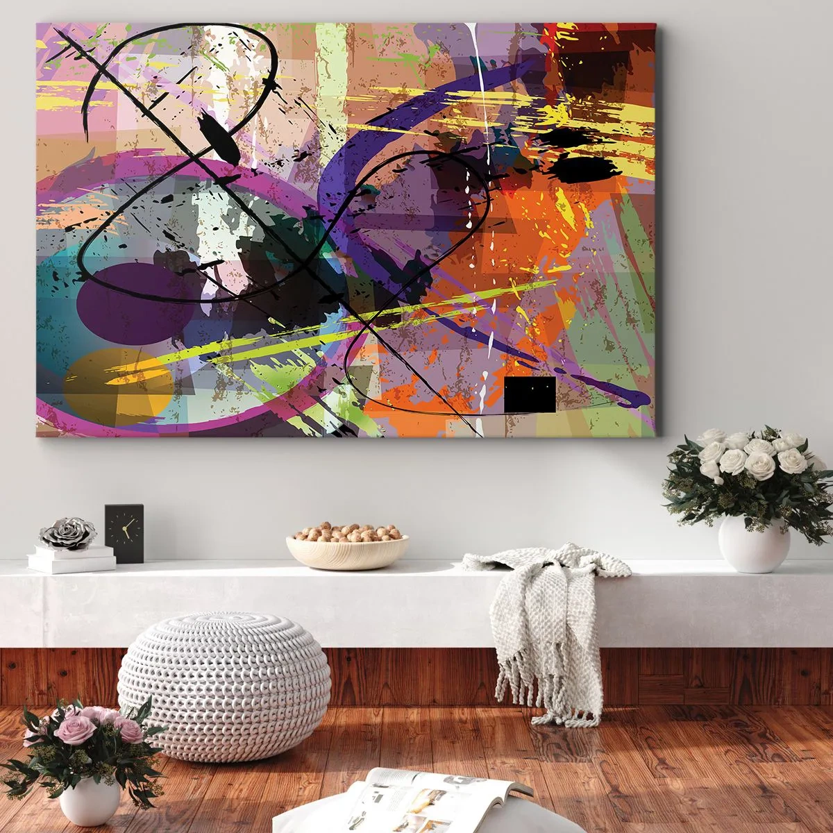 Obraz na plátně - Lze přímo nebo kolem - 100x70 cm