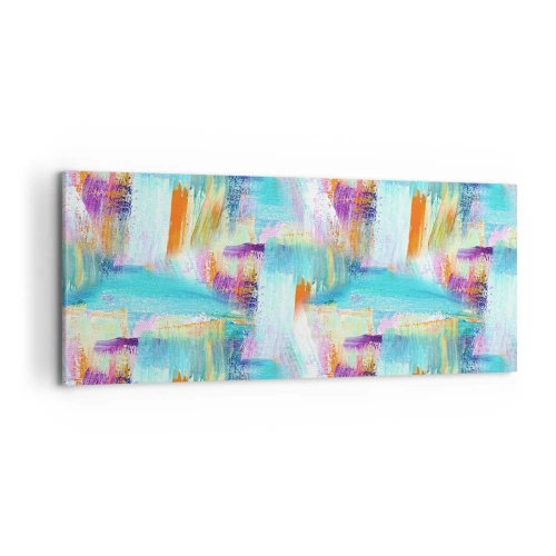 Obraz na plátně - Pohodové střídavé cákance - 120x50 cm