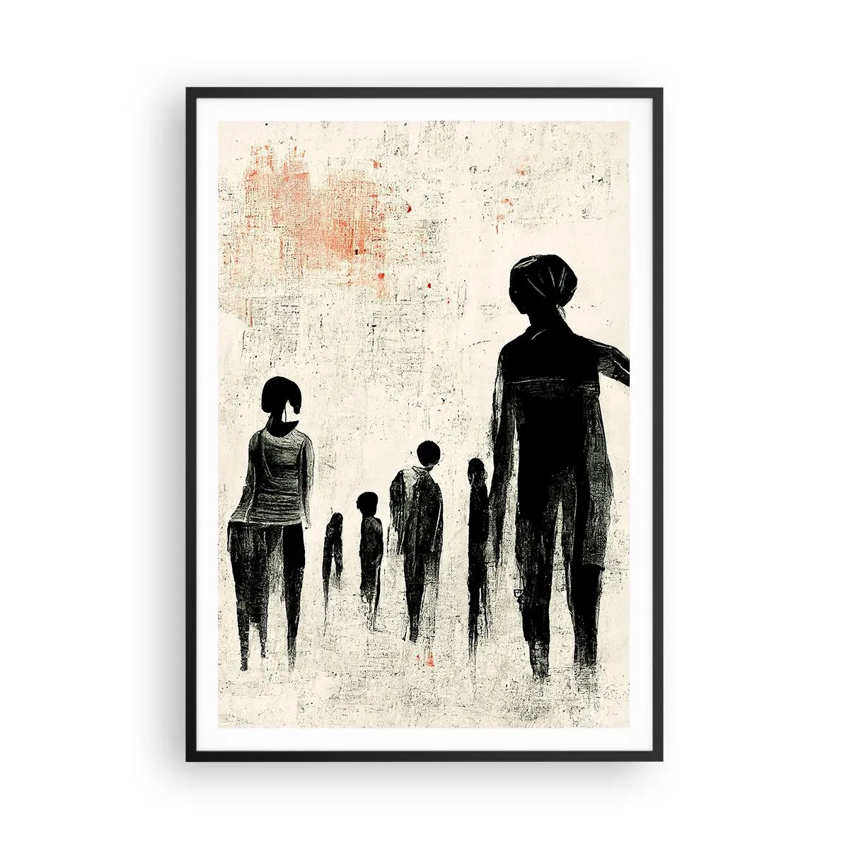 Plakát v černém rámu - Proti samotě - 70x100 cm
