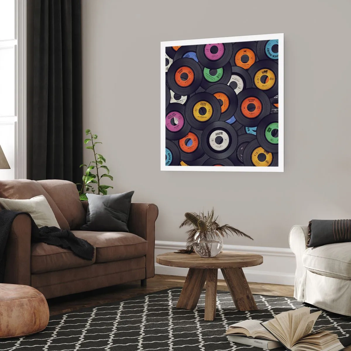 Plakát - Barvy klasiky - 50x50 cm