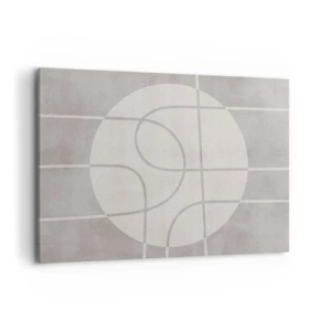 Obraz na plátně - Kruhově a přímo - 100x70 cm