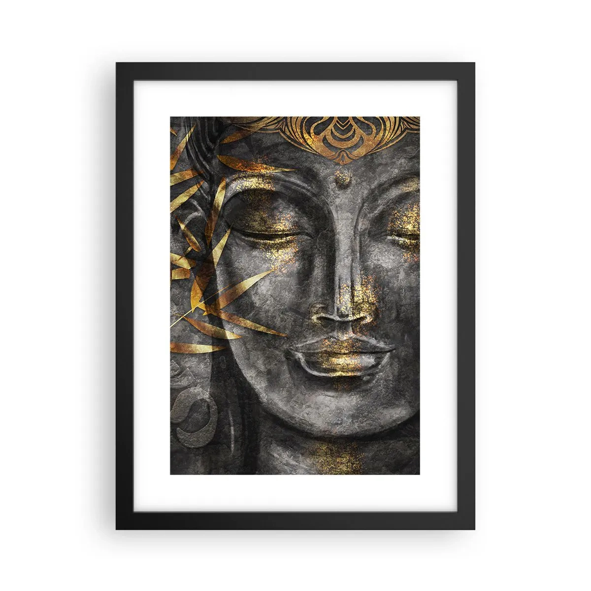 Plakát v černém rámu - Pociťte klid - 30x40 cm