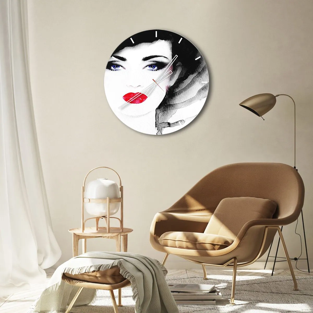 Nástěnné hodiny - Odhání a přivolává - 30x30 cm