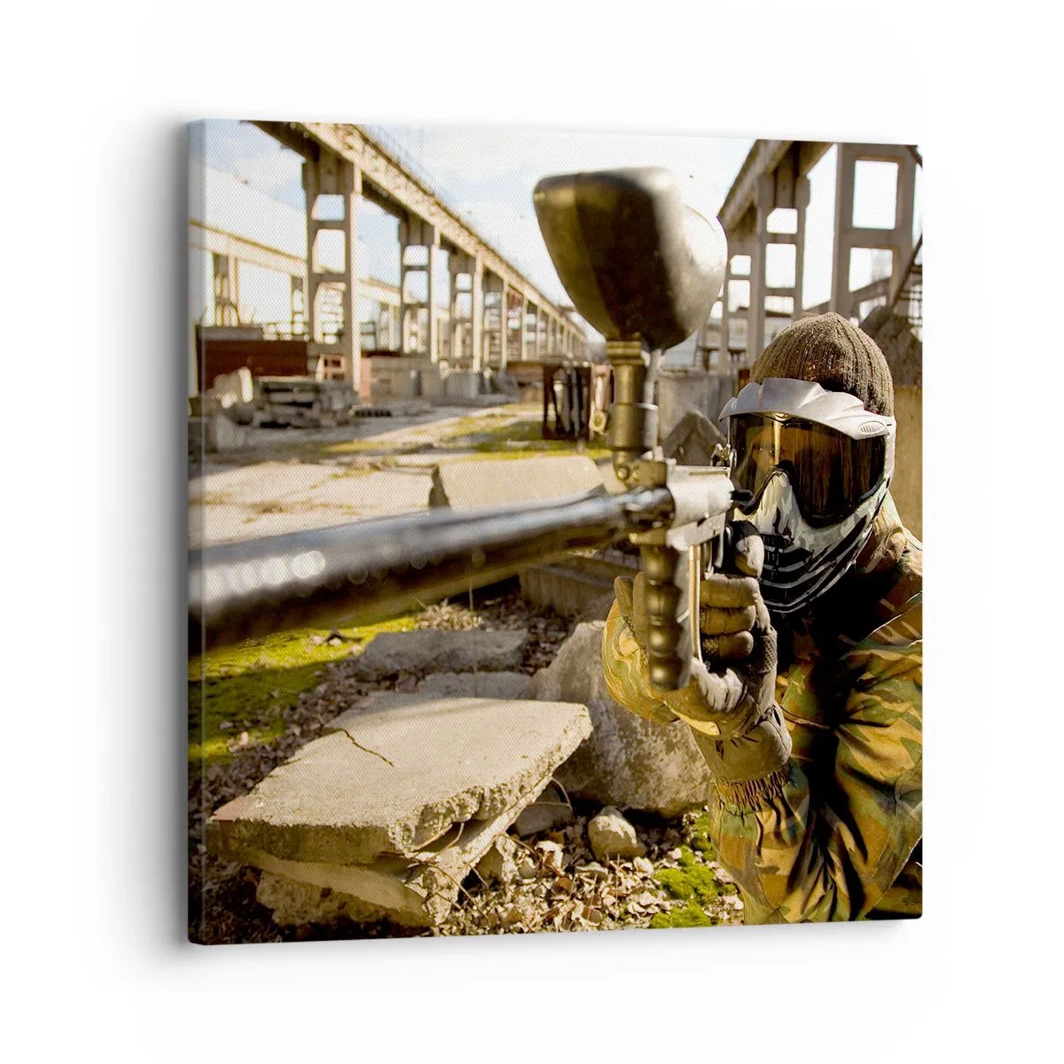 Obraz na plátně - I vy můžete být hrdinou - 30x30 cm