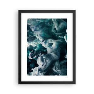 Plakát v černém rámu - Pohyb barvy - 30x40 cm