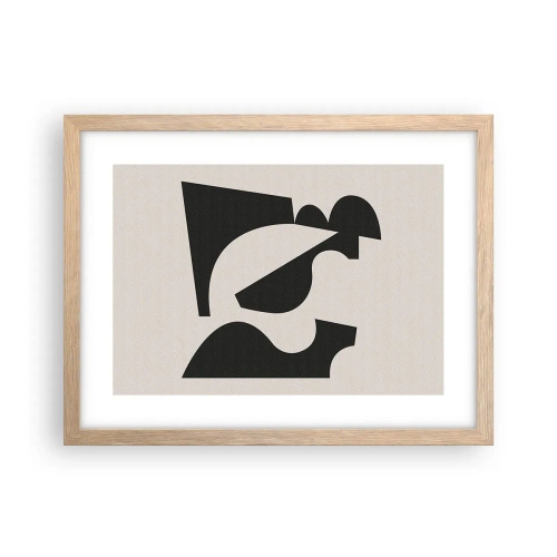 Plakát v rámu světlý dub - K samostatnému ukládání - 40x30 cm